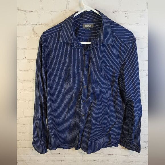 Men's Kenneth Cole Reaction longsleeve button-down shirt' size Large - Picture 1 of 3